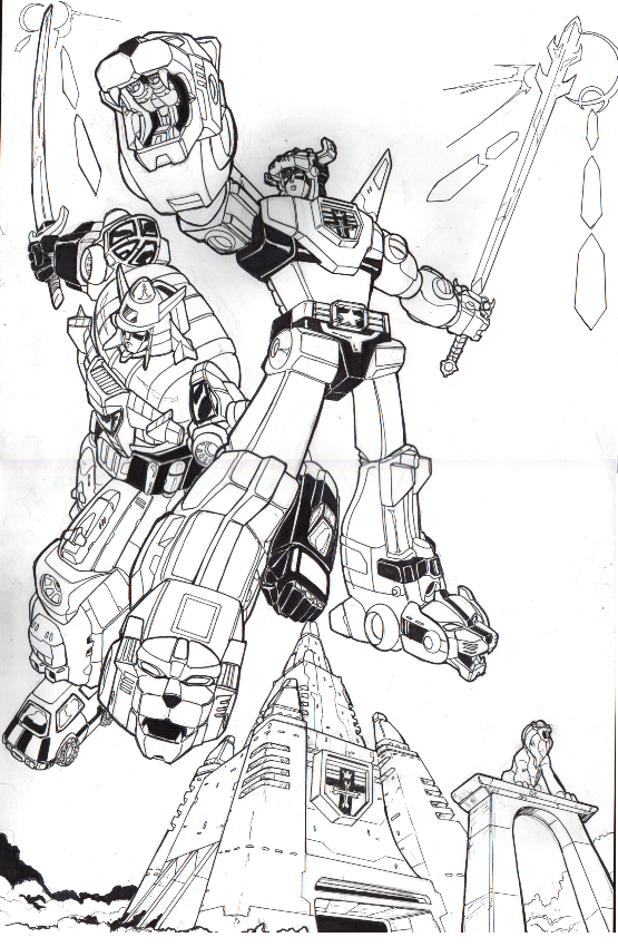OA Lion and Vehicle Voltron
